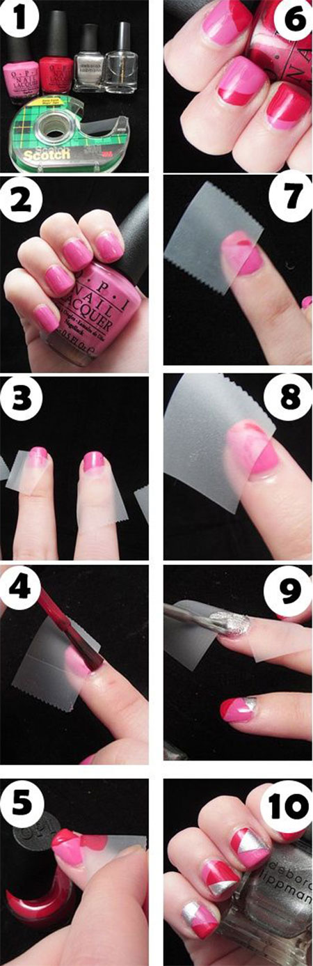10-Easy-Red-Nail-Art-Tutorials-For-Beginners-Learners-2014-8