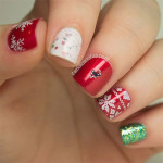 20+ Easy & Simple Christmas Nail Art Designs, Ideas & Stickers 2014 ...