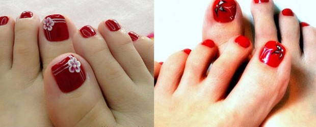 Cute-Red-Toe-Nail-Art-Designs-Ideas-Trends-Stickers-2014