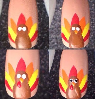 Simple-Step-By-Step-Thanksgiving-Nail-Art-Tutorials-For-Beginners-2014-3