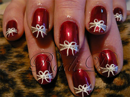 12-Easy-Christmas-Present-Nail-Art-Designs-Ideas-Trends-Stickers-2014-Xmas-Nails-10