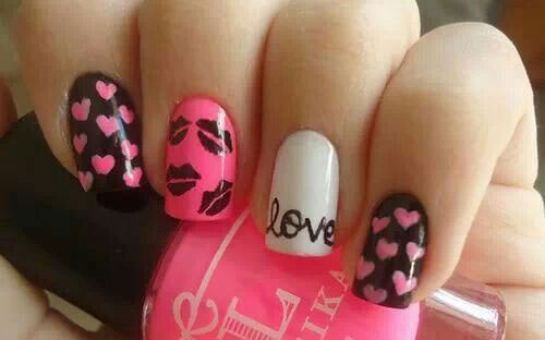 15-Cute-Valentines-Day-I-Love-You-Nail-Art-Designs-Ideas-Trends-Stickers-2015-Love-Nails-12
