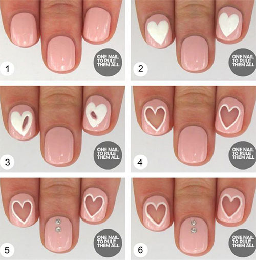 15-Easy-Step-By-Step-Valentines-Day-Nail-Art-Tutorials-For-Beginners-Learners-2015-1