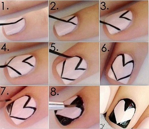15-Easy-Step-By-Step-Valentines-Day-Nail-Art-Tutorials-For-Beginners-Learners-2015-15