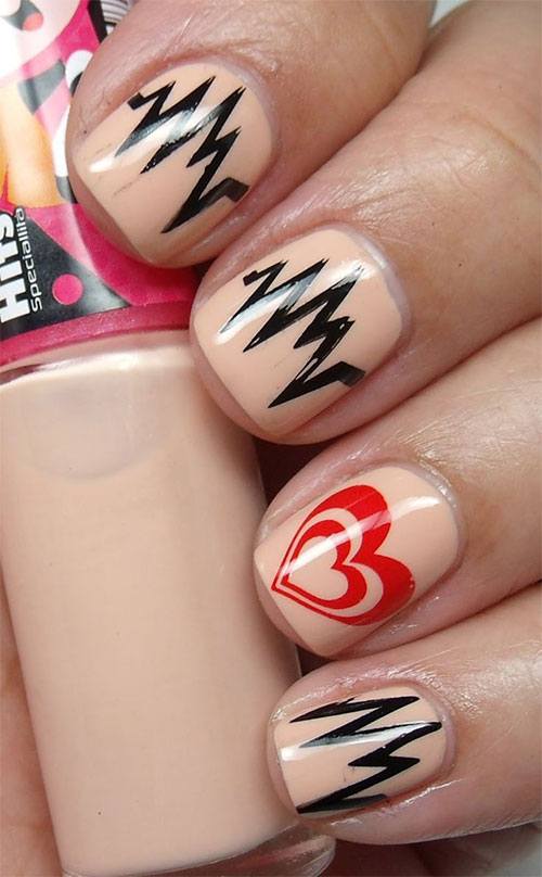 15-Valentines-Day-Love-Heart-Beat-Nail-Art-Designs-Ideas-Trends-Stickers-2015-14