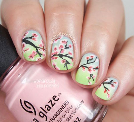 15-Cherry-Blooms-Spring-Nail-Art-Designs-Ideas-Trends-Stickers-2015-1
