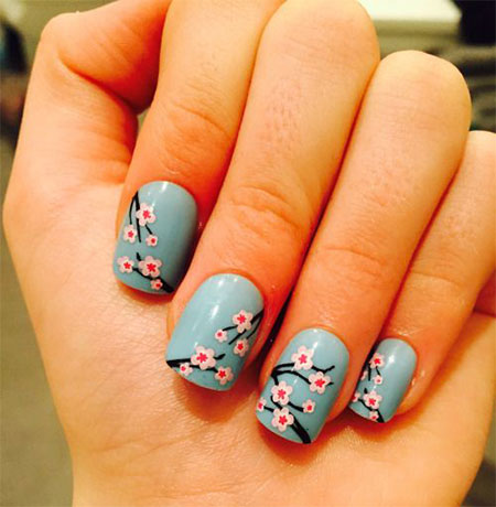 15-Cherry-Blooms-Spring-Nail-Art-Designs-Ideas-Trends-Stickers-2015-14
