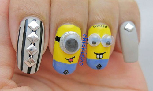 25-Awesome-Minion-Nail-Art-Designs-Ideas-Trends-Stickers-2015-19