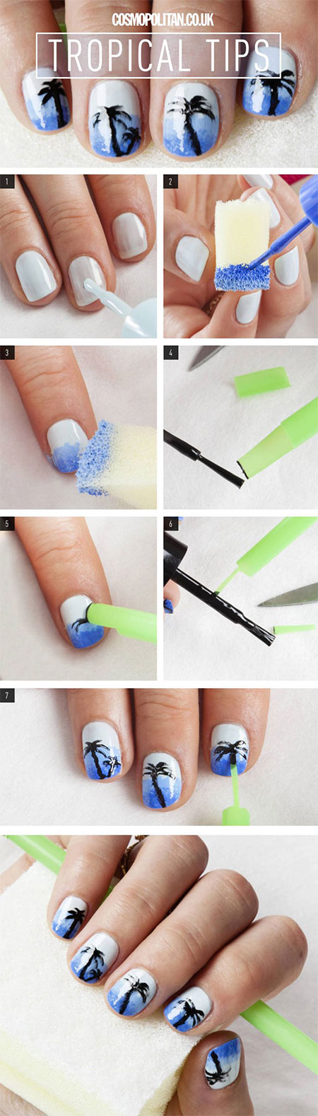 18-Easy-Step-By-Step-Summer-Nail-Art-Tutorials-For-Beginners-Learners-2015-18
