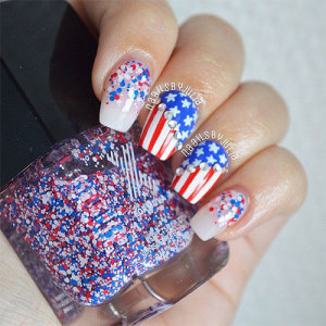 12+ American Flag Nail Art Designs, Ideas, Trends & Stickers 2015 | 4th ...