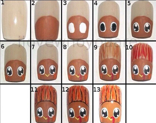 Easy-Step-By-Step-Thanksgiving-Nail-Art-Tutorials-For-Beginners-Learners-2015-2