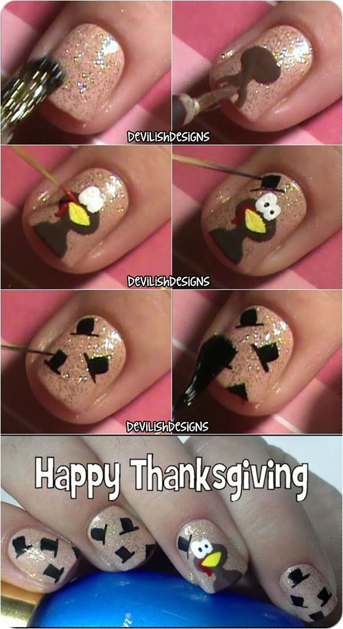 Easy-Step-By-Step-Thanksgiving-Nail-Art-Tutorials-For-Beginners-Learners-2015-7