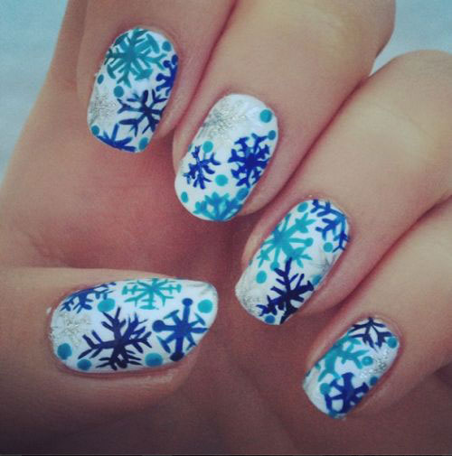 20-Christmas-Snowflake-Acrylic-Nail-Art-Designs-Ideas-Stickers-2015-Xmas-Nails-15