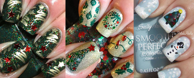 50-Easy-Christmas-Tree-Nail-Art-Designs-Ideas-Stickers-2015-Xmas-Nails-F