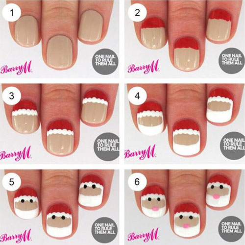 20-Easy-Simple-Christmas-Nail-Art-Tutorials-For-Beginners-Learners-2015-16