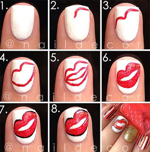 15-Step-By-Step-Valentines-Day-Nail-Art-Tutorials-For-Beginners-2016-12