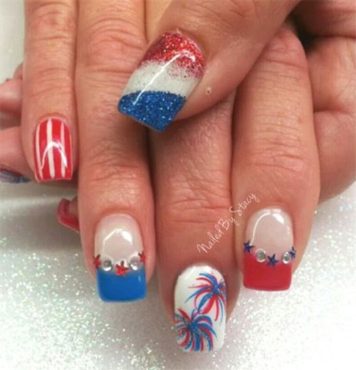 18-Awesome-4th-of-July-Fireworks-Nail-Art-Designs-2016-Fourth-of-July-Nails-2