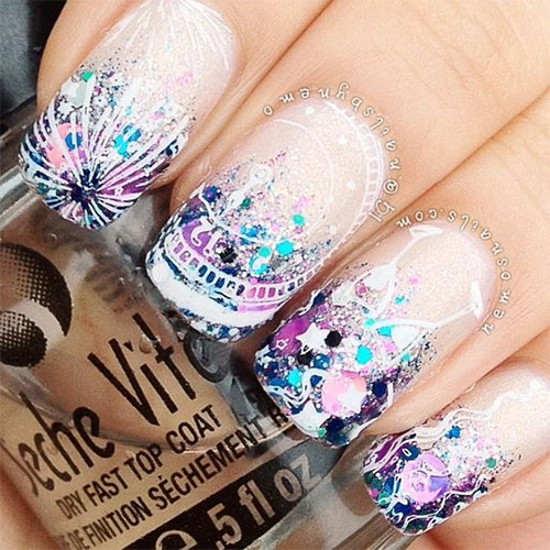 18-Awesome-4th-of-July-Fireworks-Nail-Art-Designs-2016-Fourth-of-July-Nails-9