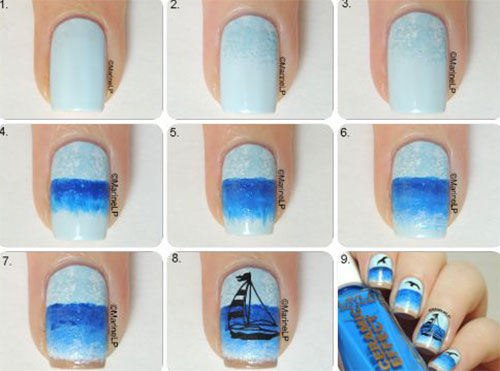 20-Easy-Step-By-Step-Summer-Nail-Art-Tutorials-For-Beginners-2016-17