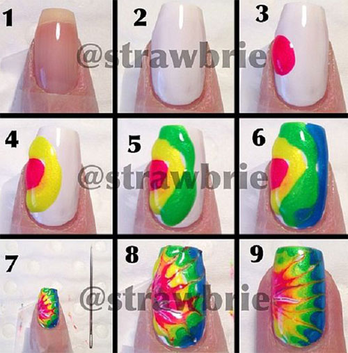 20-Easy-Step-By-Step-Summer-Nail-Art-Tutorials-For-Beginners-2016-19
