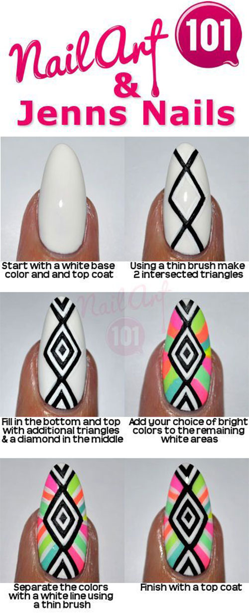 20-Easy-Step-By-Step-Summer-Nail-Art-Tutorials-For-Beginners-2016-5