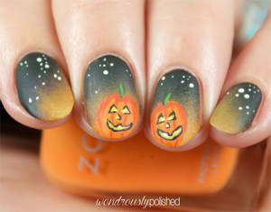 20+ Simple & Easy Halloween Themed Nails Art Designs 2016 | Fabulous ...