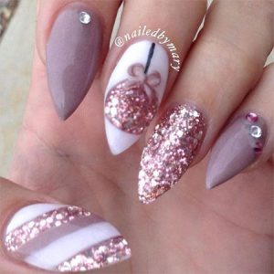 15 Christmas Gel Nails Art Designs &amp; Ideas 2016 | Fabulous Nail Art Designs