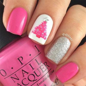 20+ Easy & Cute Christmas Nails Art Designs & Ideas 2016 | Fabulous