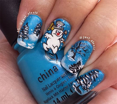 15-christmas-snowman-nail-art-designs-ideas-2016-xmas-nails-4