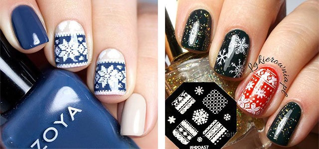 15-ugly-christmas-sweater-nail-art-designs-ideas-2016-f