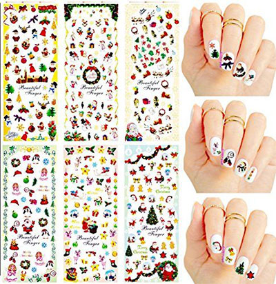 awesome-winter-nail-art-stickers-decals-2016-2017-1