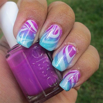 15-Without-Water-Marble-Nails-Art-Designs-Ideas-2017-4