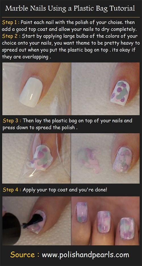 Easy-Step-By-Step-Marble-Nails-Art-Tutorials-For-Beginners-2017-7