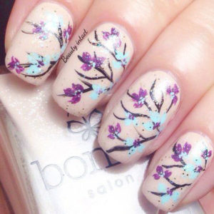 20 Cherry Blossom Spring Nails Art Designs & Ideas 2017 | Fabulous Nail ...