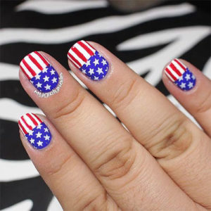 15+ American Flag Nail Art Designs & Ideas 2017 | 4th of July Nails ...