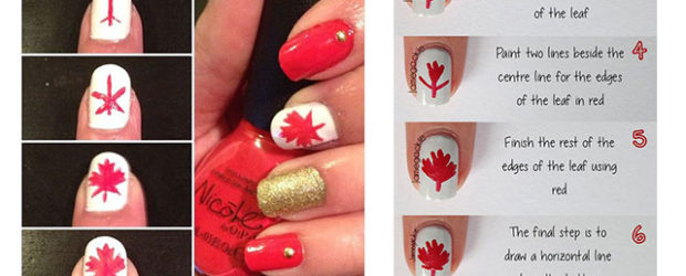Easy-Step-By-Step-Canada-Nails-Tutorials-For-Beginners-2017-F