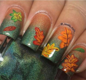 15 Autumn Acrylic Nail Art Designs & Ideas 2017 / Fall Nails | Fabulous ...