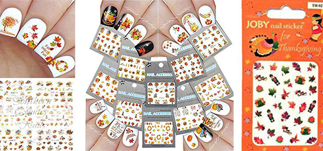 Cute-Cheap-Thanksgiving-Nail-Decals-Stickers-2017-f