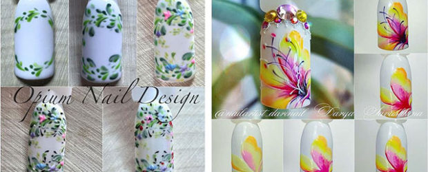 12-Easy-Simple-Spring-Nails-Art-Tutorials-For-Beginners-2018-F