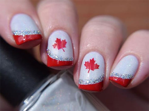 18-Canada-Day-Nails-Art-Designs-Ideas-2018-12