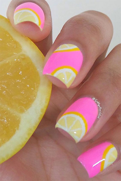 15+ Simple & Easy Summer Nails Art Designs & Ideas 2018 | Fabulous Nail