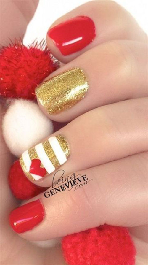 15-Easy-Valentine’s-Day-Nail-Art-Designs-Ideas-2019-Vday-Nails-9