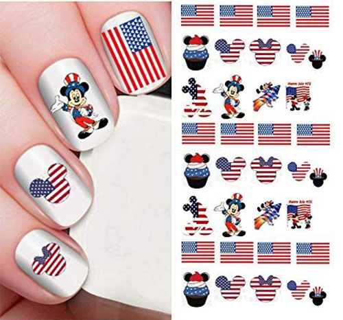 4th-of-July-Nails-Art-Stickers-Decals-2019-14