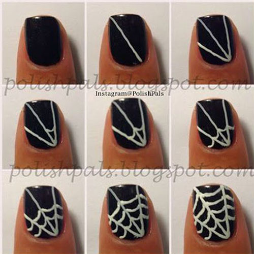 Easy-Step-By-Step-Halloween-Nails-Art-Tutorials-For-Beginners-2019-4