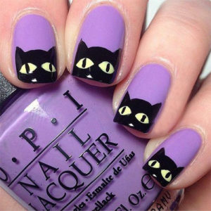 Halloween Cat Nails Art Designs & Ideas 2019 | Fabulous Nail Art Designs