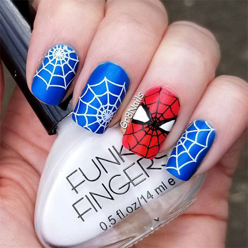 Spider-Man-Nail-Art-Designs-Ideas-Trends-2019-Spider-Man-Nails-4