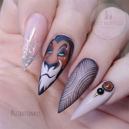 The-Lion-King-Nail-Art-Designs-Ideas-Trends-2019-The-Lion-King-Nails-12