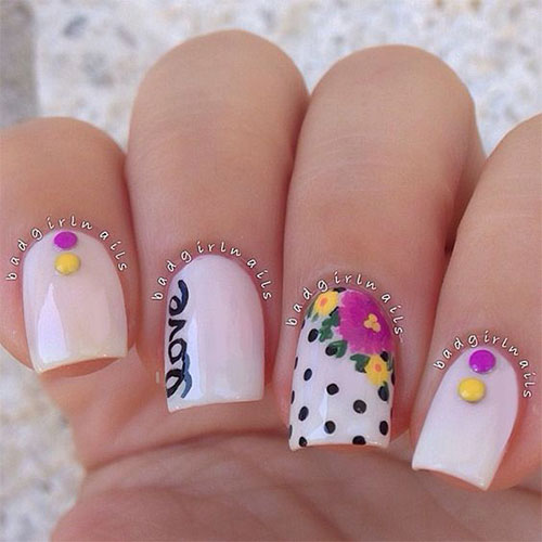 18-Cute-3d-Valentine’s-Day-Nail-Art-Designs-2020-Vday-Nails-1