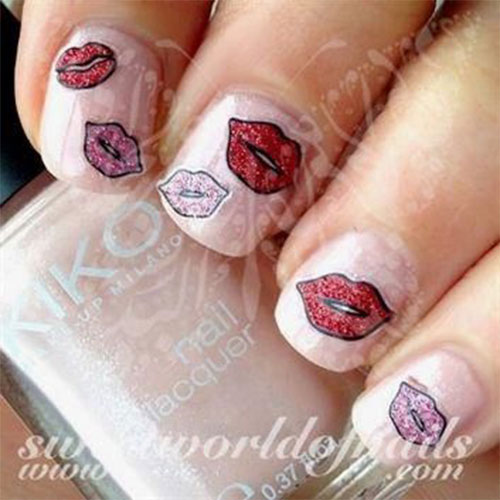 18-Cute-3d-Valentine’s-Day-Nail-Art-Designs-2020-Vday-Nails-6