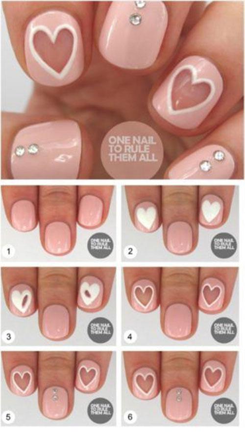 Step-By-Step-Valentine’s-Day-Nail-Art-Tutorials-For-Learners-2020-10
